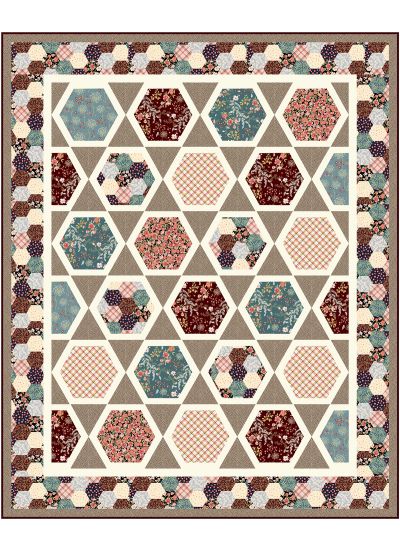 Hexie Garden feat. carefree by Marsha Evans Moore- pattern availabel in August, 2025
