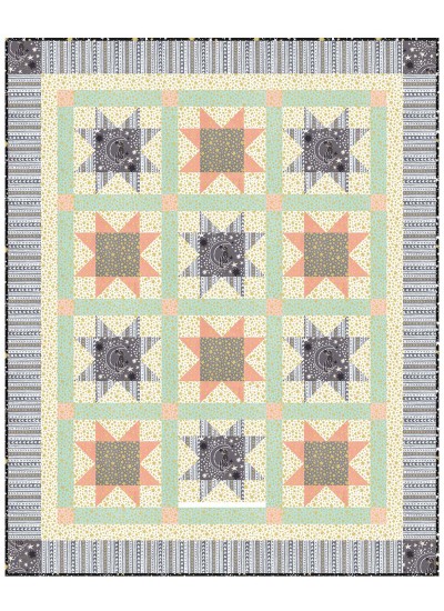 Cat's Cradle Quilt by Heidi Pridemore   /39"x48.5"