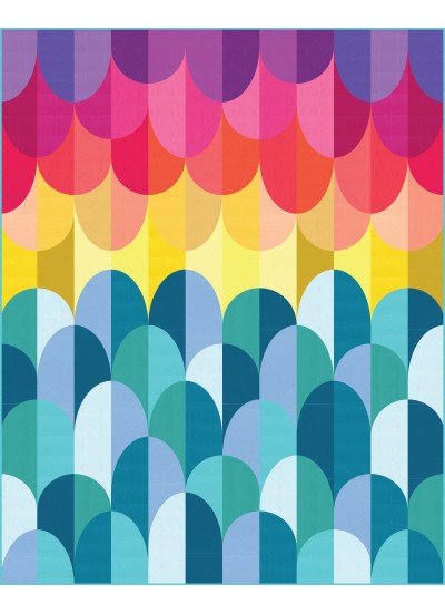 Big Island Sunset Quilt feat. Cotton Couture by Whole Circle Studio 