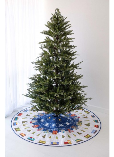 Fairy Frost Winter Wonderland Tree skirt by Sarah Vedeler