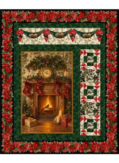 Deck the Halls Quilt feat. Christmas Elegance by Project House 360- free pattern available May 2027