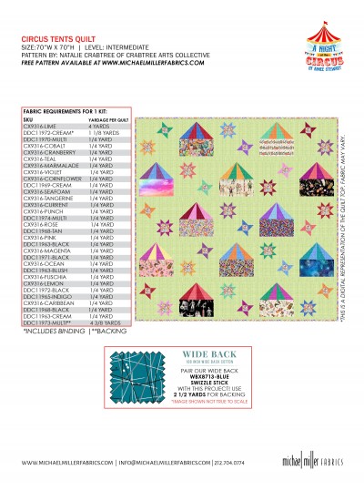 Circus Tents feat. A Night at the Circus By Natalie Crabtree Kitting Guide 