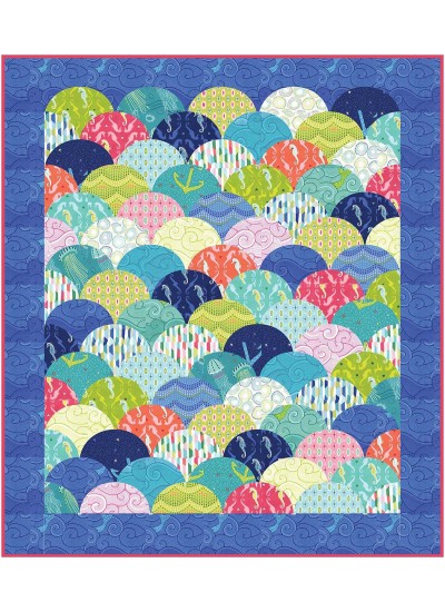 Clambake Quilt  by Emily Herrick featuring Into the Deep 