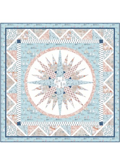 Sail on coastal living quilt by marsha Evans Moore 