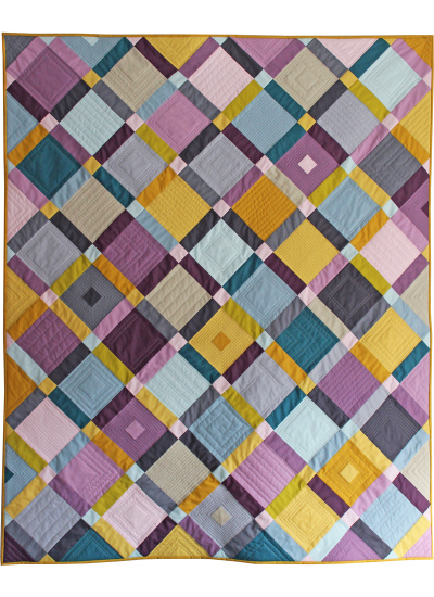 Cobblestone Quilt by Tamara Kate / 46x54" 