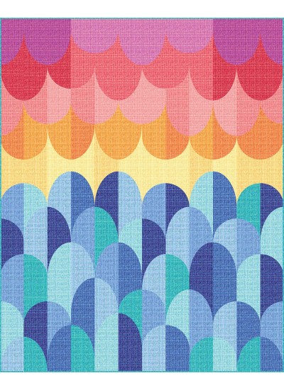 Big Island Sunset Quilt feat. Cotton Couture by Whole Circle Studio 