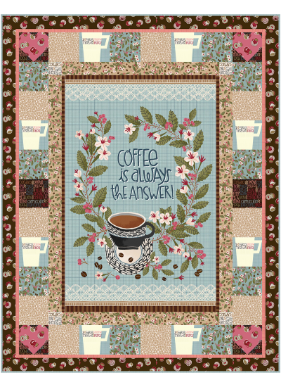 The Pefect Cup Quilt by Marsha Evans Moore42.5"x54.5" 