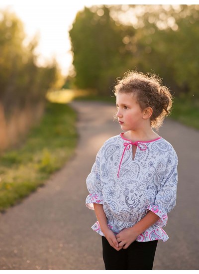 Color Me Peasant Blouse