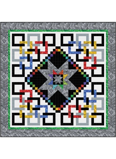 Color My World Living color The Fabric Addict/Karen Bialik quilt