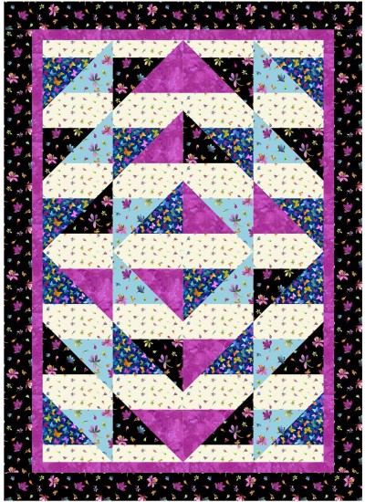 Good Luck Color Crush by Brenda Plaster quilt