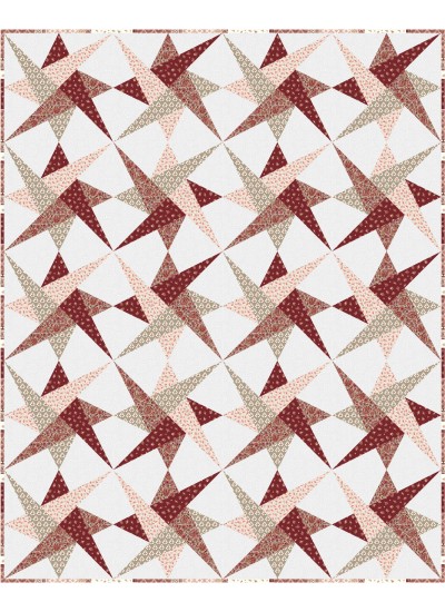 Spinners Quilt feat. Cottagecore Terracotta by Project House 360   