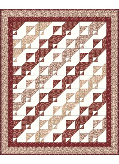 Unhinged Quilt feat. Cottagecore Terracotta by Carolyns in Stitches
