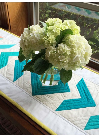 Cotton Couture - Ombre Table Runner by Patty Sloniger