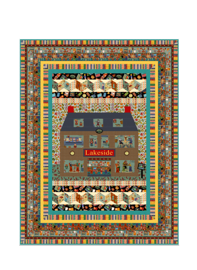 Friday Night Fun Quilt feat. Cozy Lounge by Marsha Evans Moore- free pattern available August 2026