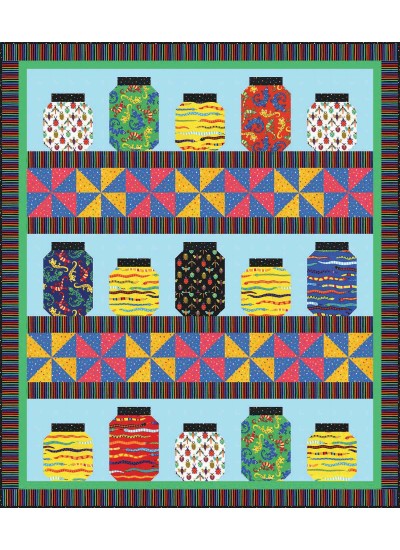 Creepy Crawlies Quilt by Heidi Pridemore