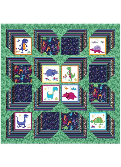 Cubit Quilt by Stitched Together Studios / 69"x69"