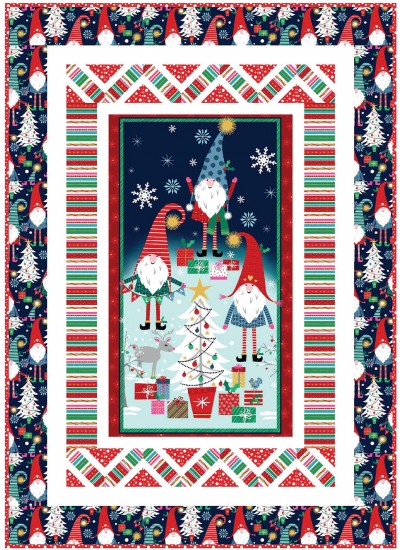 Do the Peppermint Twist Quilt by Natalie Crabtree / 50"x70" 
