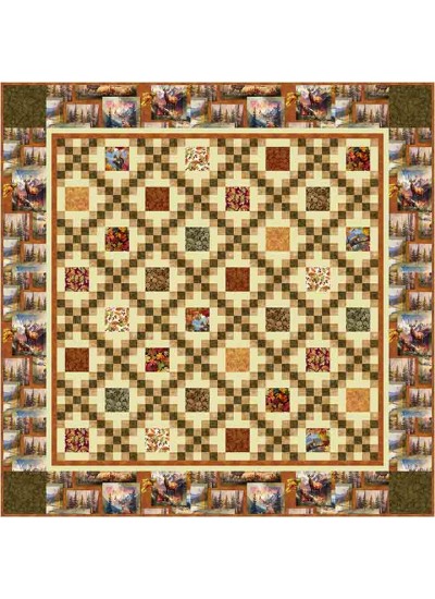 Woodland Camouflage Quilt feat. Epic Woodland by Natalie Crabtree- free pattern available June 2027