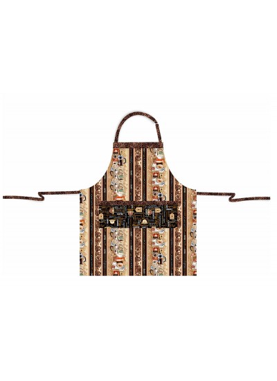 Home and Garden Apron feat. espresso yourself By Poorhouse Quilt Design  