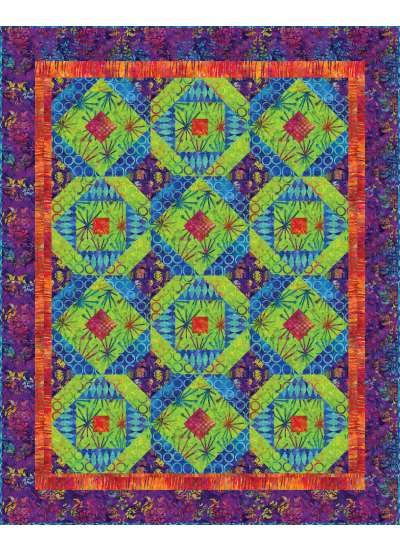 Exploding Color Quilt 