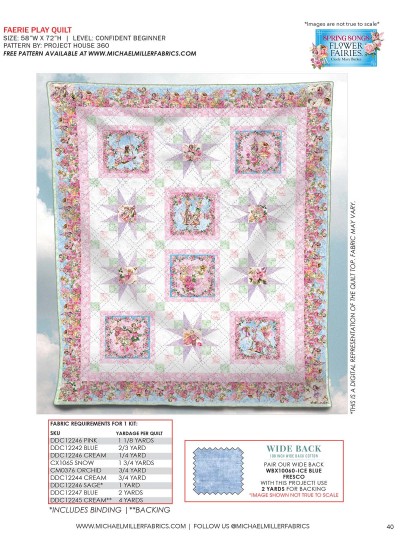 Faerie Play feat. Spring Song Flower Fairies by Project House 360 Kitting Guide