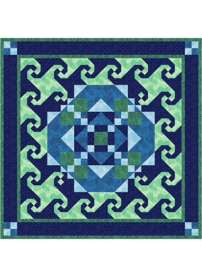 Dream Trails Quilt feat. Fairy Frost by  by Joy Heimark