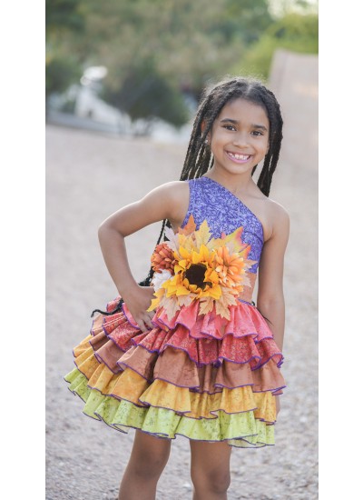 Ruffle online dress kids