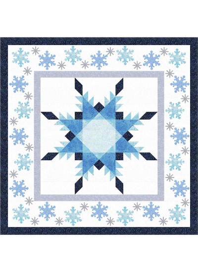 Snowflake Quilt feat. Fairy Frost by Project House 360 - Free Pattern Available in June, 2024