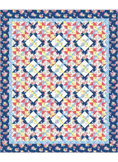 Farmhouse Quilt by Swirly Girls Design /82"x100"