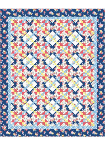 Farmhouse Quilt by Swirly Girls Design /82"x100"