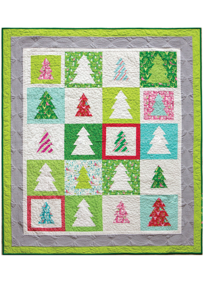 Festive Forest Quilt by Patty Sloniger / 41x56"