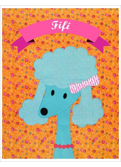 Fifi Quilt  by Shiny Happy World /42"x42"