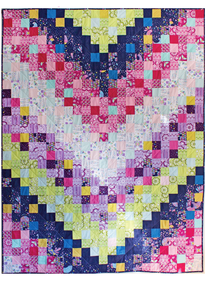 Flight Formation Quilt by Tamara Kate / 58x76