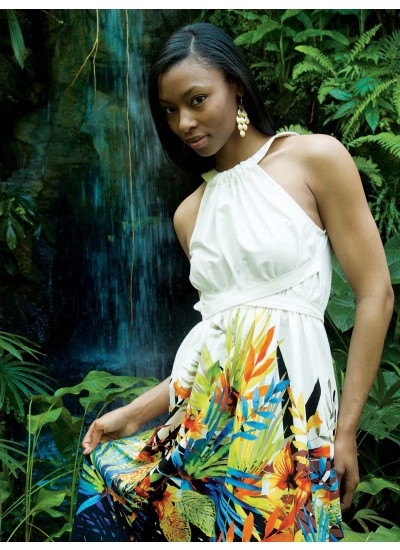 Tropical gown clearance