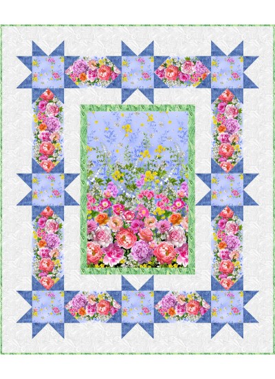 Flower Show quilt feat. Flower Splendor by Project House 360 