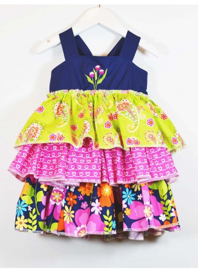 Addison's Triple Ruffle Dress by Create Kid's Couture