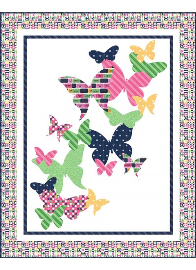 Flutterby Quilt by Emily Herrick / 57"x71"