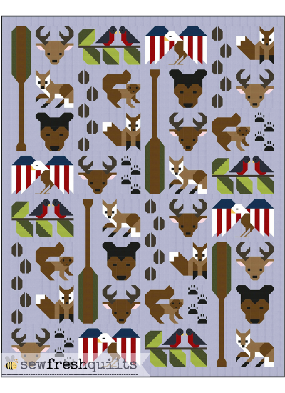 Forest Friends Quilt  by Sew Fresh Quilts 