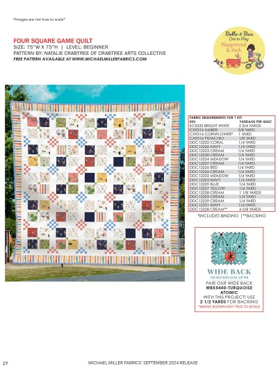 Four Square Game feat. Playground & Park by Natalie Crabtree  KITTING GUIDE
