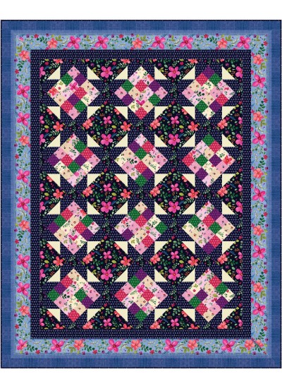 French Garden Quilt by Swirly Girls Design