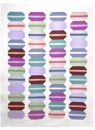 French Macaron Quilt by Modern Handcraft / 52"x70"