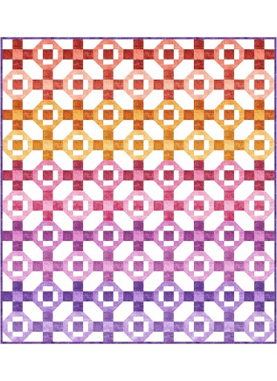 Monkey Bars Fresco warm Quilt by Natalie Crabtree /67.5"x75"