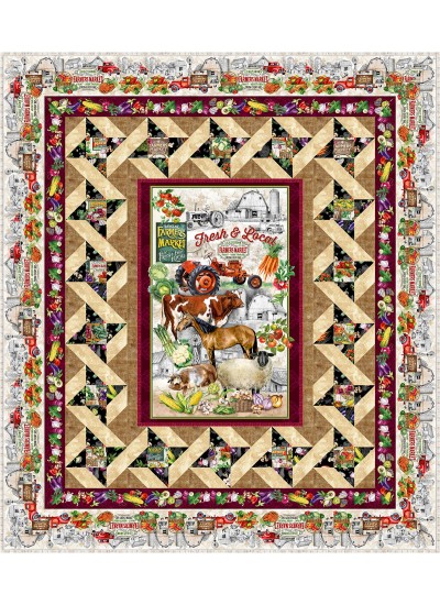 FARM COUNTRY BY PROJECT HOUSE 360 QUILT FEAT. FRESH & LOCAL 