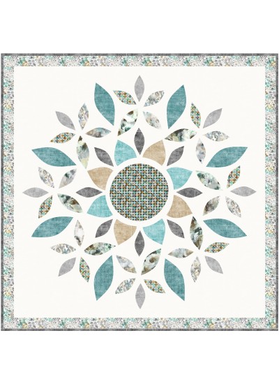 joy frieze frame quilt by Coach House Designs - 52"x52"