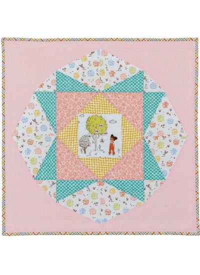 Frisbee Wall hanging sew seeds of love Quilt by Sew Mariana 