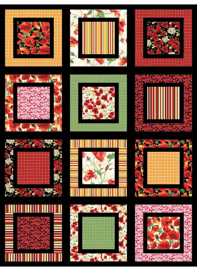 Garden Patch by Heidi Pridemore /48"x64" - Fat quarter Friendly