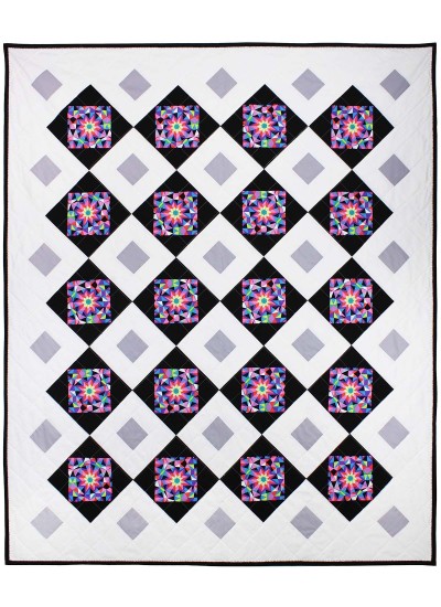 Geodelic Quilt  / 54x65"