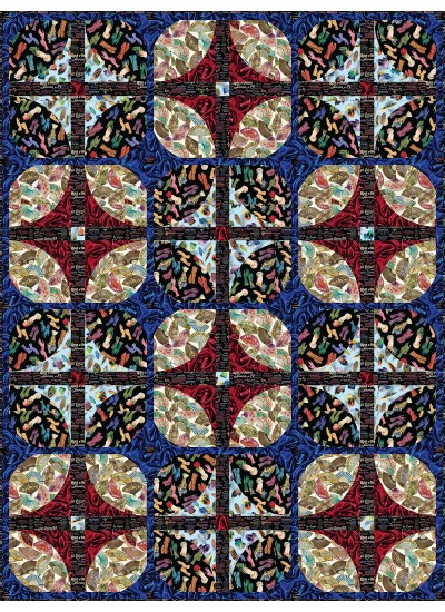 courtyard quilt gilded age by everyday stitches 