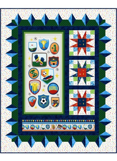 trophy case feat. goal getter by project house 360 - free pattern available in february, 2026