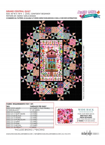 Grand Central feat. Songbird Garden By Swirly Girls Design Kitting Guide 